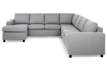 Crazy 6-personers Venstrevendt U-formet Large Hjørnesofa med Chaiselong i Stof