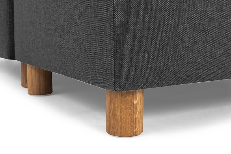 Crazy 6-personers Vendbar L-formet X-Large Hjørnesofa i Stof - Antracit - Møbler - Sofaer - Hjørnesofa