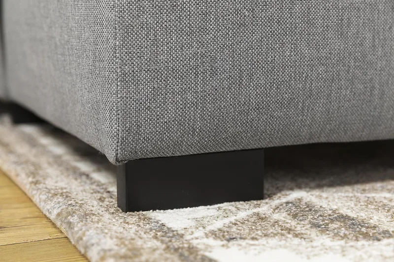 Crazy 6-personers Venstrevendt U-formet Large Hjørnesofa med Chaiselong i Stof - Grå - Møbler - Sofaer - Hjørnesofa - Hjørnesofa med chaiselong