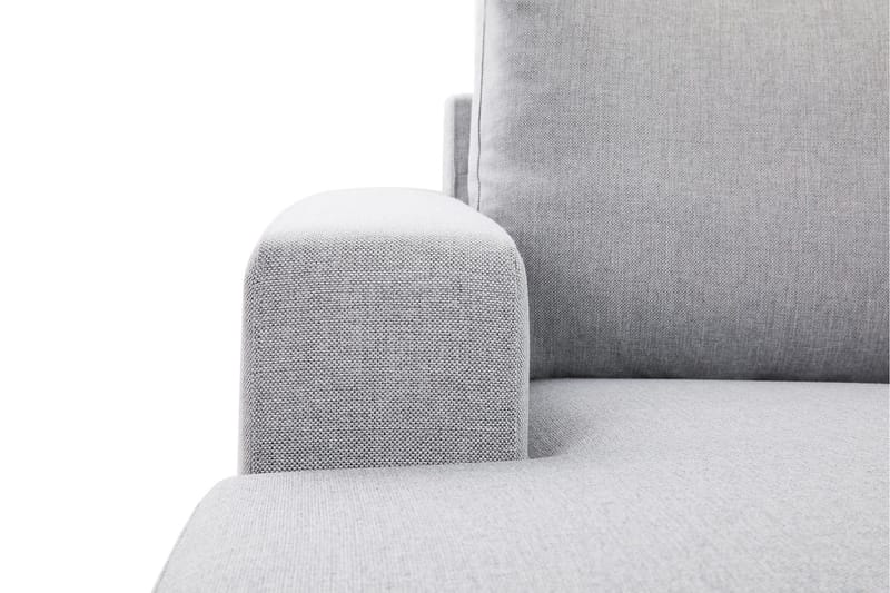 Crazy 6-personers Venstrevendt U-formet X-Large Hjørnesofa med Chaiselong i Stof - Grå - Møbler - Sofaer - Hjørnesofa - Hjørnesofa med chaiselong