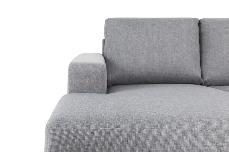 Crazy 6-personers Venstrevendt U-formet Large Hjørnesofa med Chaiselong i Stof - Grå - Møbler - Sofaer - Hjørnesofa - Hjørnesofa med chaiselong