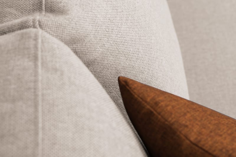 Crazy 6-personers Venstrevendt U-formet Large Hjørnesofa med Chaiselong i Stof - Beige - Møbler - Sofaer - Hjørnesofa