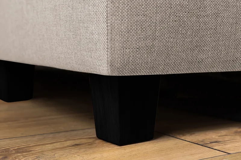 Crazy 6-personers Vendbar L-formet X-Large Hjørnesofa i Stof - Beige - Møbler - Sofaer - Hjørnesofa