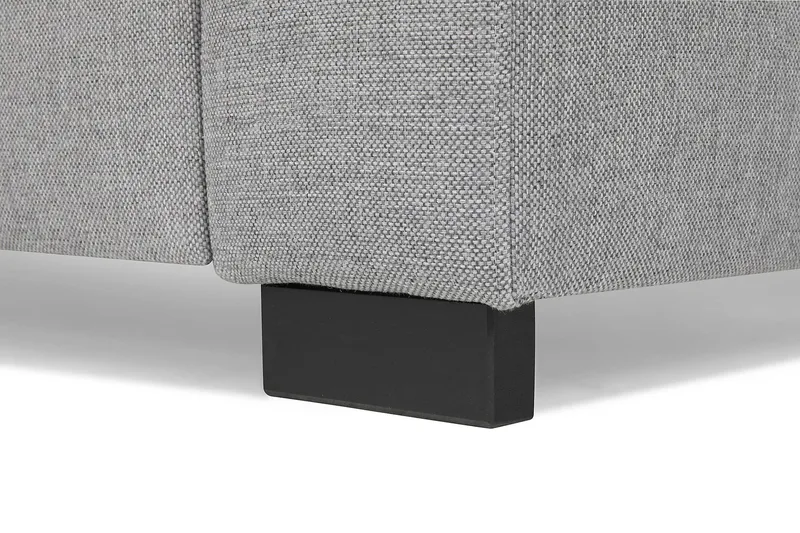 Crazy 6-personers Venstrevendt U-formet Large Hjørnesofa med Chaiselong i Stof - Grå - Møbler - Sofaer - Hjørnesofa - Hjørnesofa med chaiselong