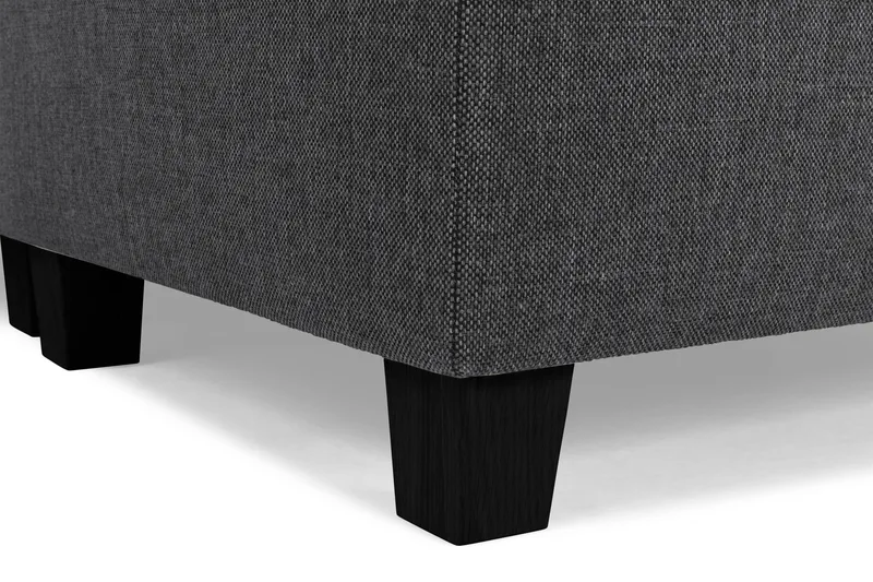 Crazy 6-personers Vendbar L-formet X-Large Hjørnesofa i Stof - Mørkegrå - Møbler - Sofaer - Hjørnesofa