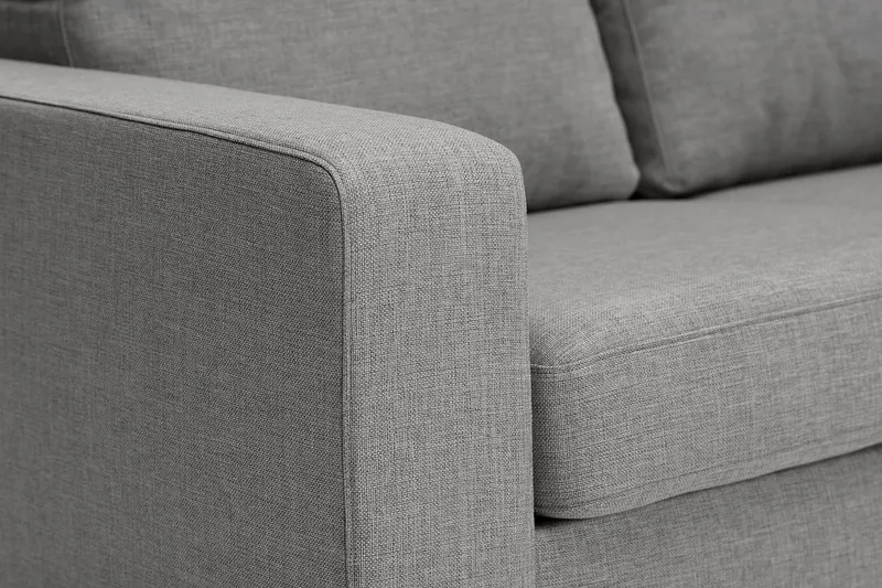 Crazy 6-personers Vendbar L-formet X-Large Hjørnesofa i Stof - Grå - Møbler - Sofaer - Hjørnesofa