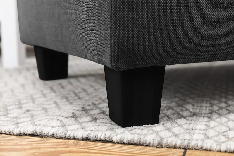 Crazy 7-personers Højrevendt U-formet XX-Large Hjørnesofa med Divan i Stof - Mørkegrå - Møbler - Sofaer - Hjørnesofa - Hjørnesofa med chaiselong