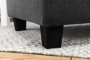 Crazy 7-personers Højrevendt U-formet XX-Large Hjørnesofa med Divan i Stof - Mørkegrå - Møbler - Sofaer - Hjørnesofa - Hjørnesofa med chaiselong