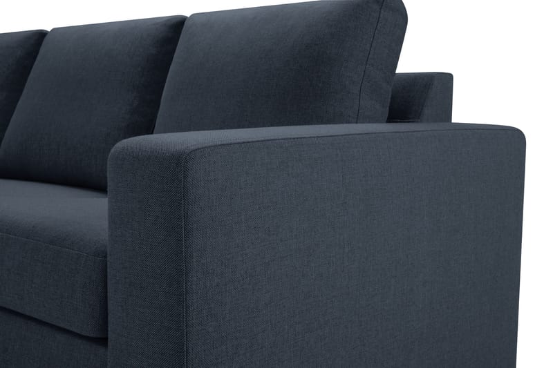 Crazy 7-personers Højrevendt U-formet XX-Large Hjørnesofa med Divan i Stof - Blå - Møbler - Sofaer - Hjørnesofa - Hjørnesofa med chaiselong