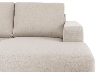 Crazy 7-personers højrevendt U-formet XX-Large hjørnesofa med chaiselong i stof - Beige - Møbler - Sofaer - Hjørnesofa - Hjørnesofa med chaiselong
