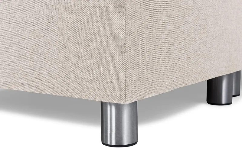 Crazy 7-personers Højrevendt U-formet XX-Large Hjørnesofa med Divan i Stof - Beige - Møbler - Sofaer - Hjørnesofa - Hjørnesofa med chaiselong