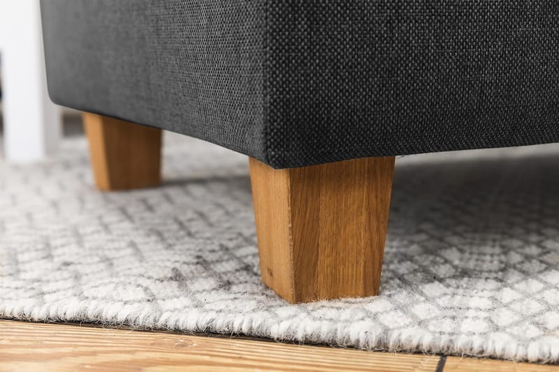 Crazy 7-personers Højrevendt U-formet XX-Large Hjørnesofa med Divan i Stof - Mørkegrå - Møbler - Sofaer - Hjørnesofa - Hjørnesofa med chaiselong