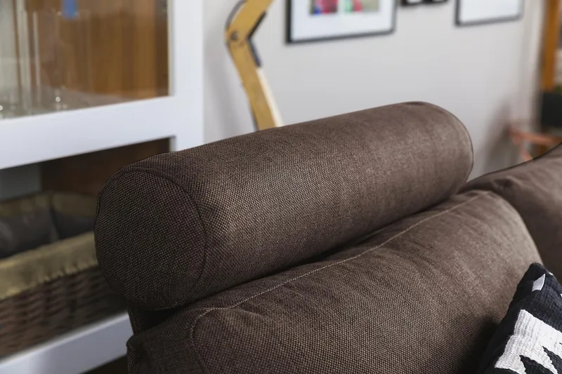 Crazy 7-personers Vendbar L-formet XX-Large Hjørnesofa i Stof - Brun - Møbler - Sofaer - Hjørnesofa