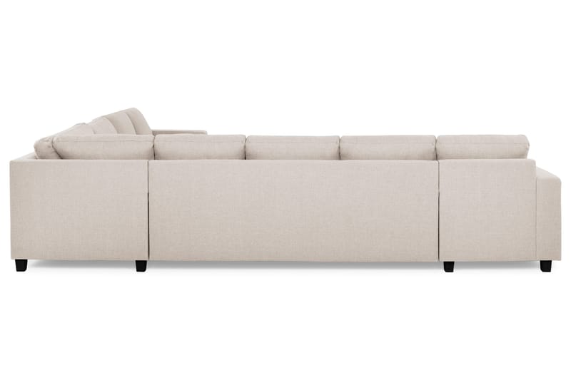 Crazy 7-personers Vendbar L-formet XX-Large Hjørnesofa i Stof - Beige - Møbler - Sofaer - Hjørnesofa