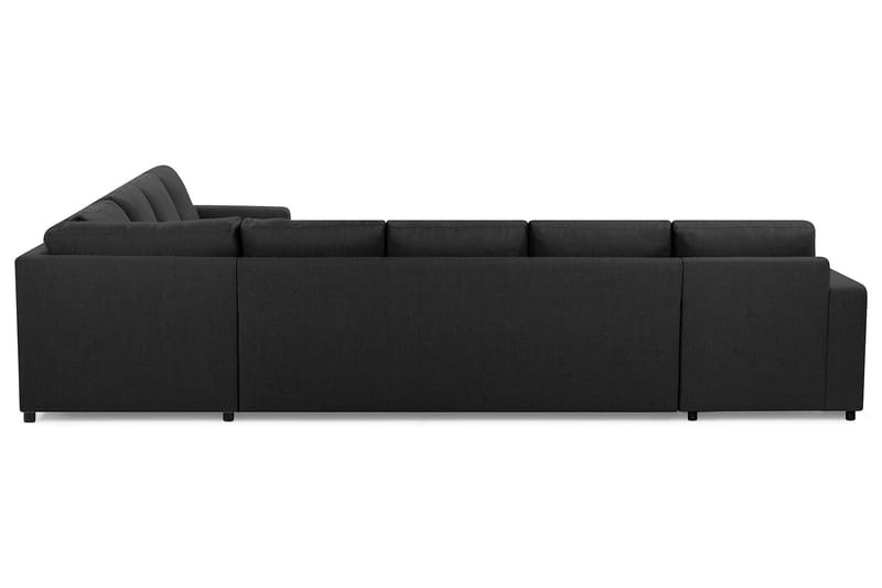 Crazy 7-personers Vendbar L-formet XX-Large Hjørnesofa i Stof - Antracit - Møbler - Sofaer - Hjørnesofa