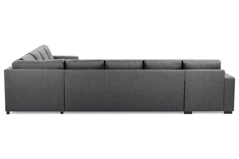 Crazy 7-personers Vendbar L-formet XX-Large Hjørnesofa i Stof - Mørkegrå - Møbler - Sofaer - Hjørnesofa