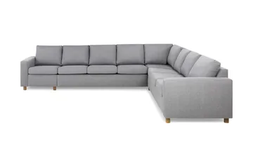 Crazy 7-personers Vendbar L-formet XX-Large Hjørnesofa i Stof