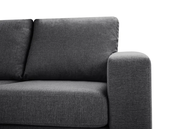 Crazy 7-personers Vendbar L-formet XX-Large Hjørnesofa i Stof - Mørkegrå - Møbler - Sofaer - Hjørnesofa