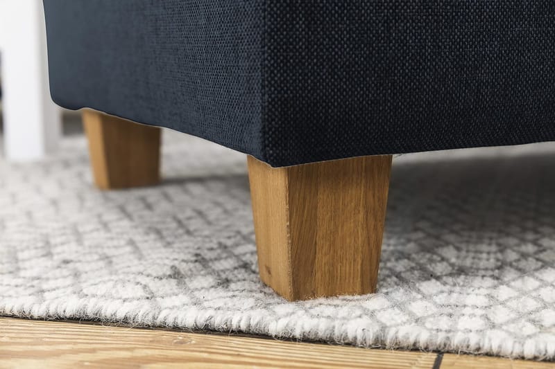 Crazy 7-personers Højrevendt U-formet XX-Large Hjørnesofa med Divan i Stof - Blå - Møbler - Sofaer - Hjørnesofa - Hjørnesofa med chaiselong