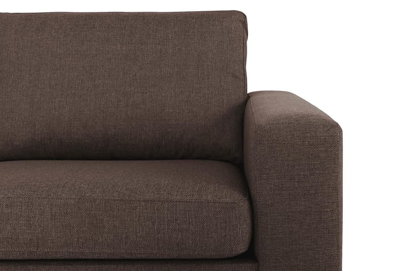 Crazy 7-personers Højrevendt U-formet XX-Large Hjørnesofa med Divan i Stof - Brun - Møbler - Sofaer - Hjørnesofa - Hjørnesofa med chaiselong