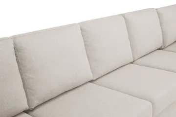 Crazy 7-personers Vendbar U-formet XX-Large Hjørnesofa med Divan i Stof - Beige - Møbler - Sofaer - Hjørnesofa - Hjørnesofa med chaiselong