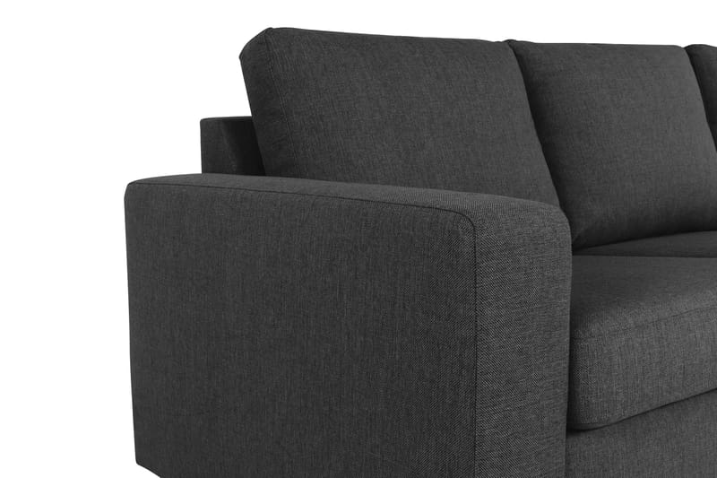Crazy 7-personers Vendbar L-formet XX-Large Hjørnesofa i Stof - Antracit - Møbler - Sofaer - Hjørnesofa