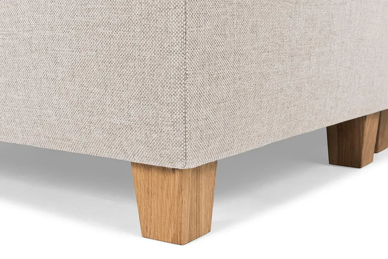 Crazy 7-personers Højrevendt U-formet XX-Large Hjørnesofa med Divan i Stof - Beige - Møbler - Sofaer - Hjørnesofa - Hjørnesofa med chaiselong