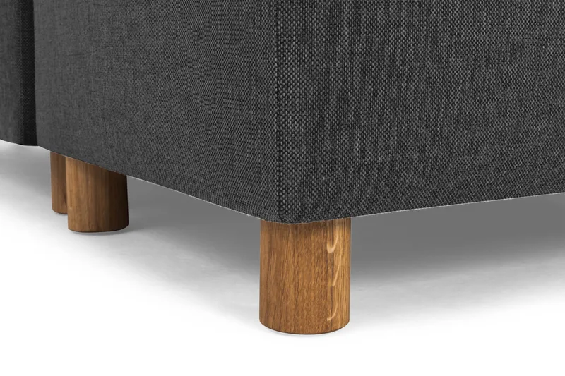 Crazy 7-personers Vendbar U-formet XX-Large Hjørnesofa med Divan i Stof - Mørkegrå / Antracit - Møbler - Sofaer - Hjørnesofa - Hjørnesofa med chaiselong