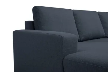Crazy 7-personers Højrevendt U-formet XX-Large Hjørnesofa med Divan i Stof - Mørkeblå - Møbler - Sofaer - Hjørnesofa - Hjørnesofa med chaiselong