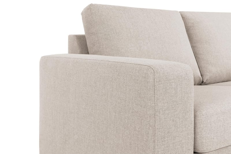 Crazy 7-personers Højrevendt U-formet XX-Large Hjørnesofa med Divan i Stof - Beige - Møbler - Sofaer - Hjørnesofa - Hjørnesofa med chaiselong