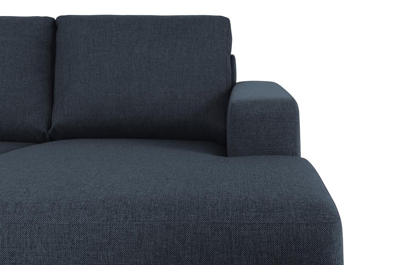 Crazy 7-personers Højrevendt U-formet XX-Large Hjørnesofa med Divan i Stof - Blå - Møbler - Sofaer - Hjørnesofa - Hjørnesofa med chaiselong