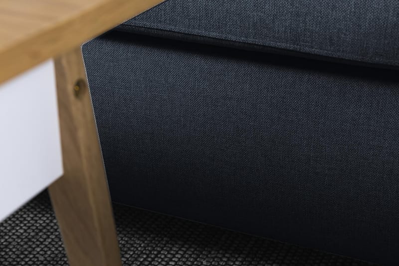 Crazy 7-personers Højrevendt U-formet XX-Large Hjørnesofa med Divan i Stof - Blå - Møbler - Sofaer - Hjørnesofa - Hjørnesofa med chaiselong
