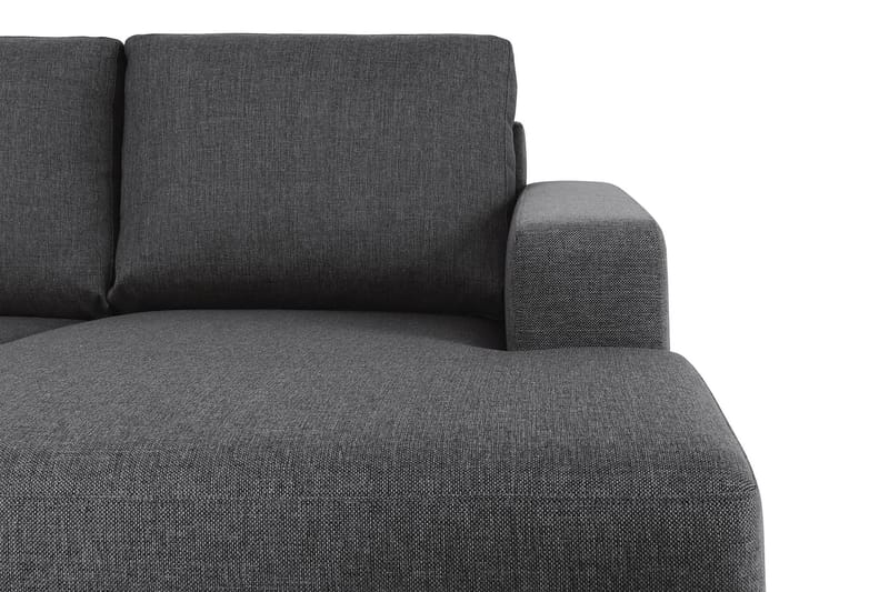 Crazy 7-personers Højrevendt U-formet XX-Large Hjørnesofa med Divan i Stof - Mørkegrå - Møbler - Sofaer - Hjørnesofa - Hjørnesofa med chaiselong