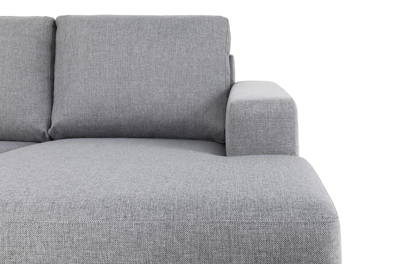 Crazy 7-personers Højrevendt U-formet XX-Large Hjørnesofa med Divan i Stof - Grå - Møbler - Sofaer - Hjørnesofa - Hjørnesofa med chaiselong