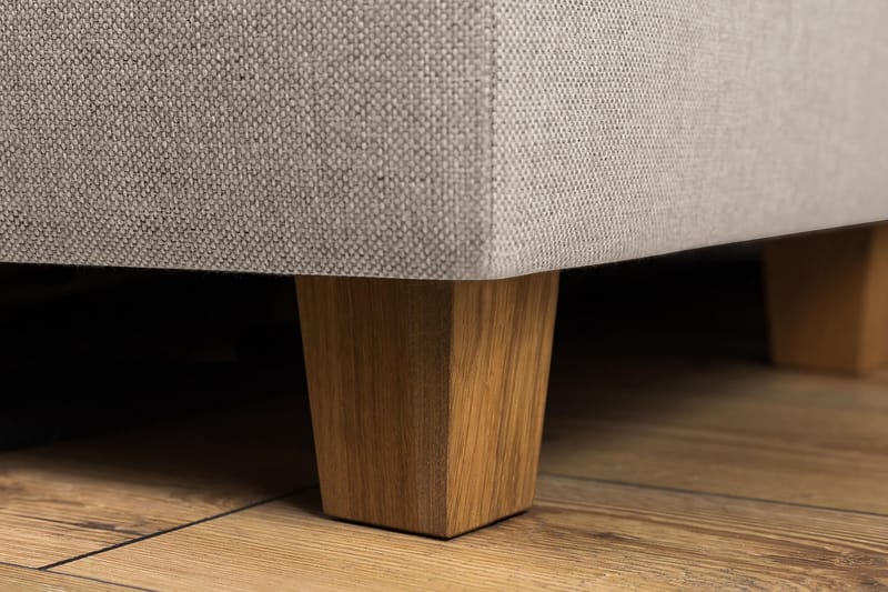 Crazy 7-personers Højrevendt U-formet XX-Large Hjørnesofa med Divan i Stof - Beige - Møbler - Sofaer - Hjørnesofa - Hjørnesofa med chaiselong