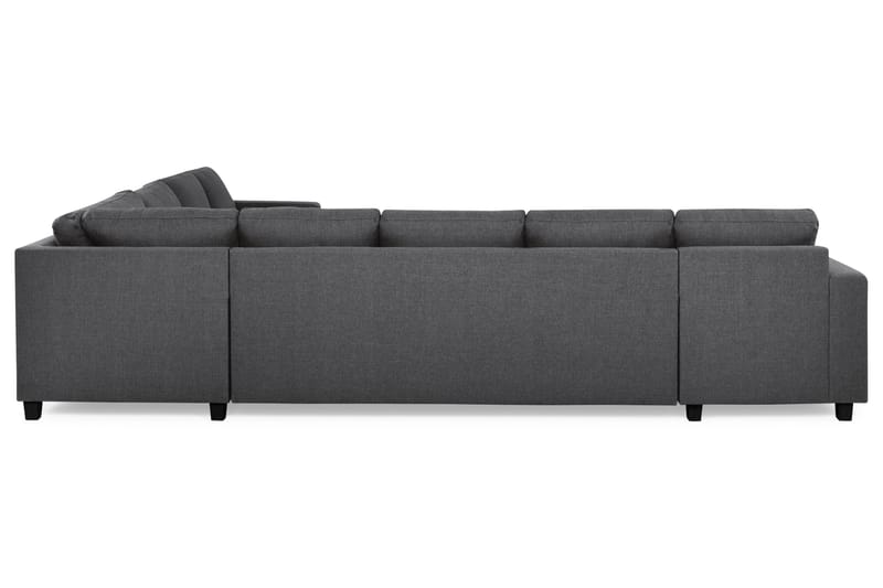 Crazy 7-personers Vendbar L-formet XX-Large Hjørnesofa i Stof - Mørkegrå - Møbler - Sofaer - Hjørnesofa