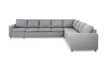 Crazy 7-personers Vendbar L-formet XX-Large Hjørnesofa i Stof