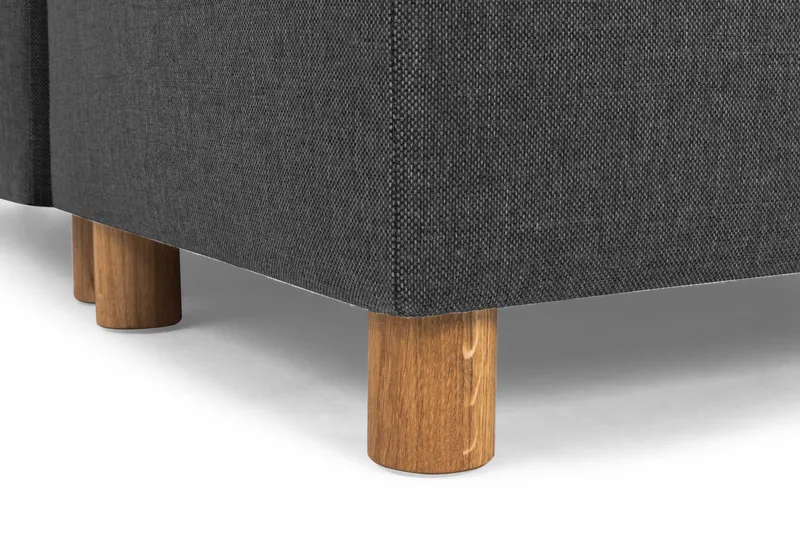 Crazy 7-personers Vendbar L-formet XX-Large Hjørnesofa i Stof - Antracit - Møbler - Sofaer - Hjørnesofa