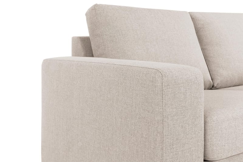 Crazy 7-personers Højrevendt U-formet XX-Large Hjørnesofa med Divan i Stof - Beige - Møbler - Sofaer - Hjørnesofa - Hjørnesofa med chaiselong