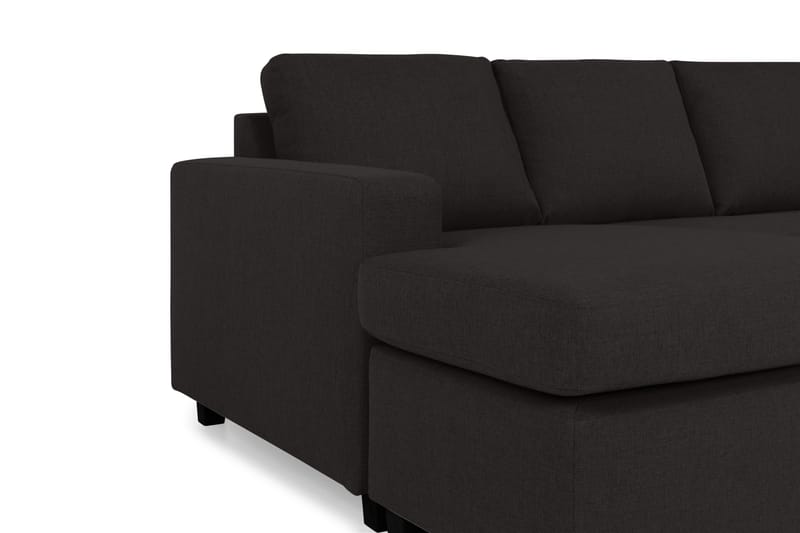 Crazy 7-personers Vendbar U-formet XX-Large Hjørnesofa med Divan i Stof - Mørkegrå / Antracit - Møbler - Sofaer - Hjørnesofa - Hjørnesofa med chaiselong