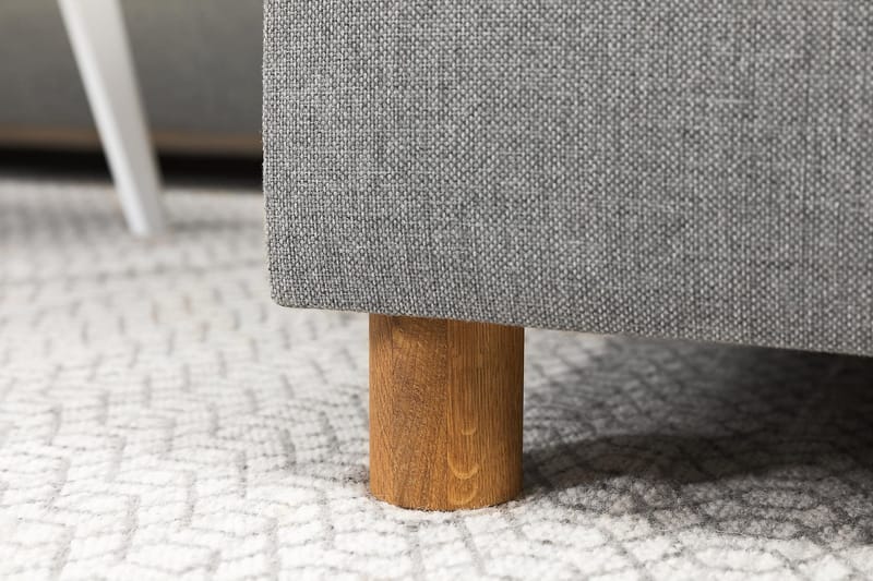 Crazy 7-personers Højrevendt U-formet XX-Large Hjørnesofa med Divan i Stof - Grå - Møbler - Sofaer - Hjørnesofa - Hjørnesofa med chaiselong