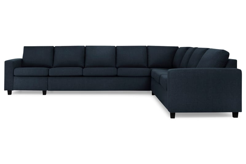 Crazy 7-personers Vendbar L-formet XX-Large Hjørnesofa i Stof - Blå - Møbler - Sofaer - Hjørnesofa