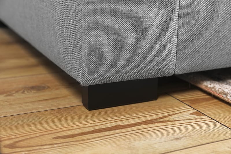 Crazy 7-personers Vendbar L-formet XX-Large Hjørnesofa i Stof - Grå - Møbler - Sofaer - Hjørnesofa