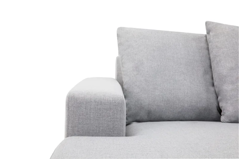 Crazy 7-personers Venstrevendt U-formet XX-Large Hjørnesofa med Divan i Stof - Grå - Møbler - Sofaer - Hjørnesofa - Hjørnesofa med chaiselong