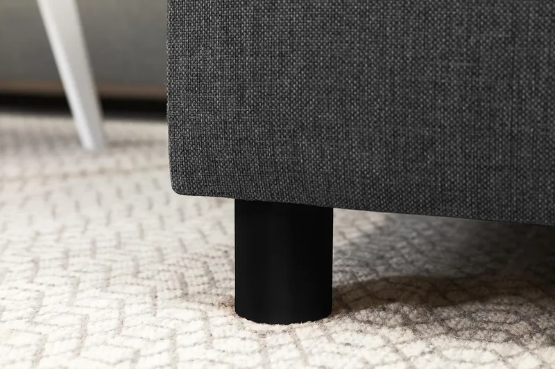 Crazy 7-personers Højrevendt U-formet XX-Large Hjørnesofa med Divan i Stof - Mørkegrå - Møbler - Sofaer - Hjørnesofa - Hjørnesofa med chaiselong