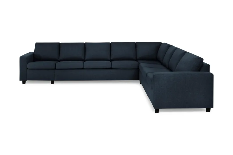 Crazy 7-personers Vendbar L-formet XX-Large Hjørnesofa i Stof - Blå - Møbler - Sofaer - Hjørnesofa