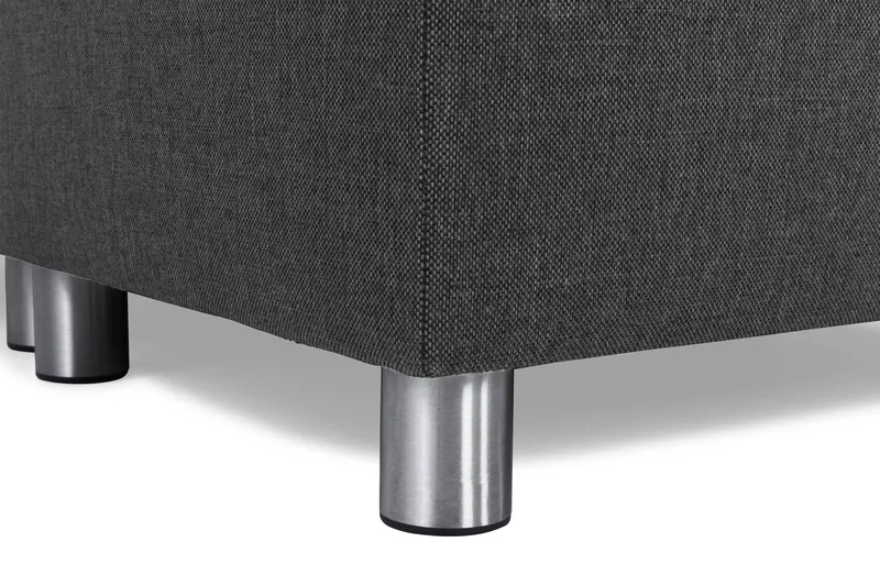 Crazy 7-personers Vendbar U-formet XX-Large Hjørnesofa med Divan i Stof - Mørkegrå / Antracit - Møbler - Sofaer - Hjørnesofa - Hjørnesofa med chaiselong