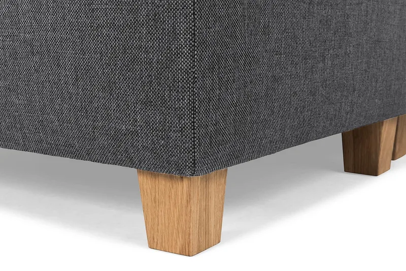 Crazy 7-personers Højrevendt U-formet XX-Large Hjørnesofa med Divan i Stof - Mørkegrå - Møbler - Sofaer - Hjørnesofa - Hjørnesofa med chaiselong