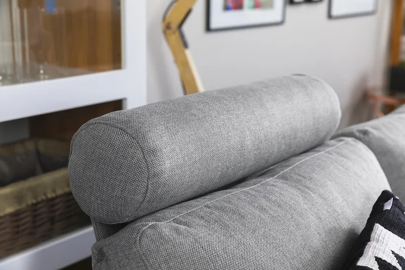 Crazy 7-personers Vendbar L-formet XX-Large Hjørnesofa i Stof - Grå - Møbler - Sofaer - Hjørnesofa