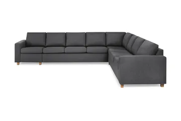Crazy 7-personers Vendbar L-formet XX-Large Hjørnesofa i Stof
